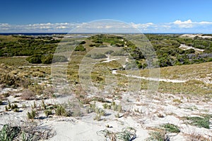 Panorama from Wadjemup lighthouse. Rottnest Island. Western Australia. Australia