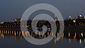 Panorama of Warsaw Old Town