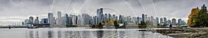 Panorama of waterfront Vancouver, Canada