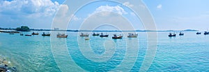 Panorama of Weligama bay