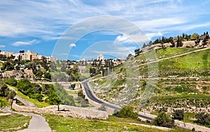 Panorama of West Jerusalem Yemin Moshe