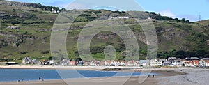 Panorama of West Shore Beach, Lllandudno, Wales