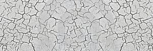 Panorama white asphalt road surface of Texture with cracked