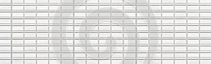 Panorama of White modern brick wall texture