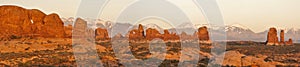 Panorama of the Windows section of Arches NP