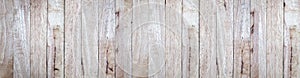 Panorama wood wall with beautiful vintage brown wooden texture background