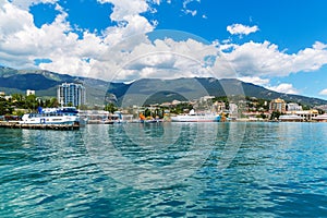 Panorama of Yalta, Crimea, Ukraine photo