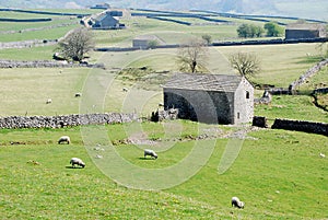 Panorama of Yorkshire Dales (UK)