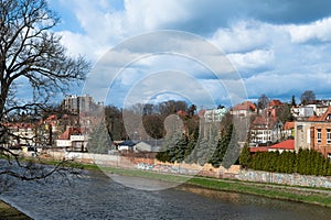Panorama Zgorzelec on the banks of the Neisse photo