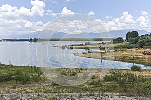 Panorama of Zhrebchevo Reservoir, Bulgaria