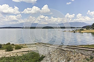 Panorama of Zhrebchevo Reservoir, Bulgaria