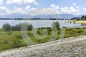 Panorama of Zhrebchevo Reservoir, Bulgaria