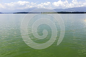 Panorama of Zhrebchevo Reservoir, Bulgaria