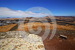 Panoramas lanzarote spain the castle sentry tower and slot