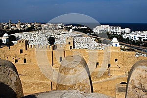 panoramas tunisia the old wall castle slot and mediterranean