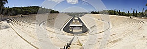 Panoramatic view of Panathenaic Olympic Stadium in Athens