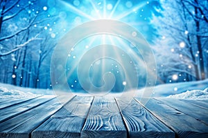 Panoramic abstract blue background