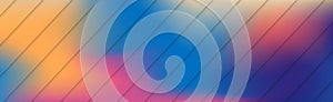 Panoramic abstract web background colorful gradient - Vector