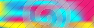 Panoramic abstract web background colorful gradient - Vector