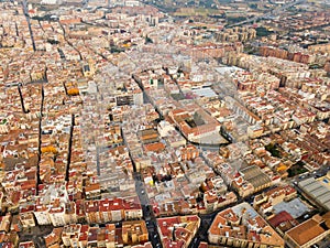 Aerial perspective of Reus cityscape photo