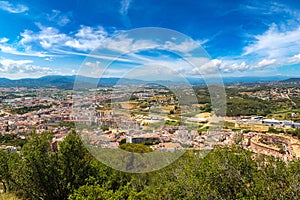 Panoramic aerial view of Blanes