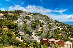 Panoramic aerial view of Blanes