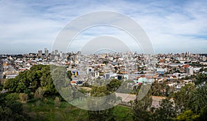 Panoramic Aerial view of Caxias do Sul City - Caxias do Sul, Rio Grande do Sul, Brazil photo