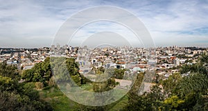 Panoramic Aerial view of Caxias do Sul City - Caxias do Sul, Rio Grande do Sul, Brazil