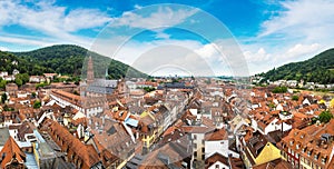 Panoramic aerial view of Heidelberg