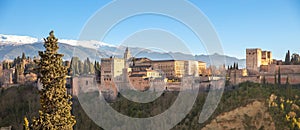 Panoramic of Alhambra,  Granada