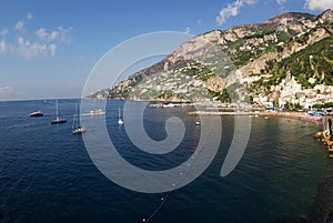 Panoramic Amalfi of the sea photo