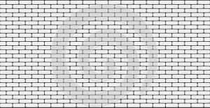 Panoramic background light texture smooth brickwork - Vector