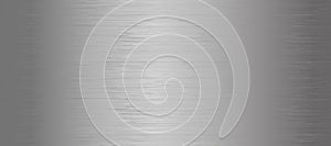 Panoramic background silver steel metal texture - Vector