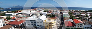 Panoramic Basseterre St Kitts (Nevis)capital city photo