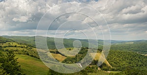 Panoramic beautiful view of Radda in Chianti province of Siena, Tuscany