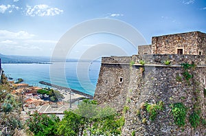Panoramic bird-view from Murat Castle, Pizzo Calabro photo