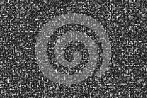 Panoramic black metal background and texture