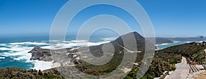 Panoramic Cape Of Good Hope with waves
