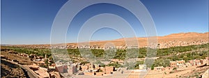 Panoramic of the city of Boumalne Dades, in the province of Tinghir, DrÃÂ¢a-Tafilalet. Morocco photo