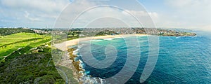 Panoramic coastal views  of Sydney Coastline