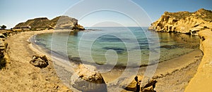 Panoramic of the Cocedores beach in Aguilas photo
