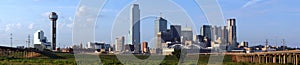 Panoramic Dallas Texas Skyline photo