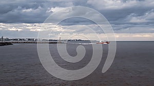 Buceo Port Panoramic Landscape, Montevideo, Uruguay photo