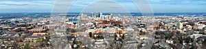 Panoramic of downtown Birmingham, Alabama