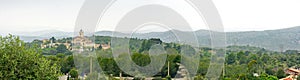 Panoramic of El Garraf with Buddhist Monastery