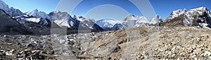 Panoramic Everest landscape