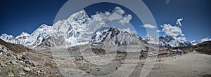 Panoramic Everest peaks