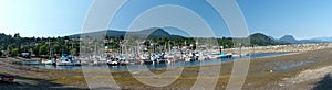 Panoramic of Gibsons on the Sunshine Coastline