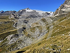 Panoramic Glacier Views and Mountain Trail, Vanoise National Park, Hautes Alps, France