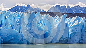 Panoramic Grey Glacier, Patagonia, Chile
